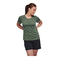 Black Diamond Women's Lightwire Tech T Shirt Front_Flat