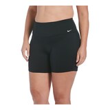 Nike Women's Plus Size Essential 6 Inch Kick Shorts Front_Three_Fourths_Angled_Left