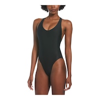 Nike Women's Hydralock Fusion One Piece Swimsuit Front_Angled_Left