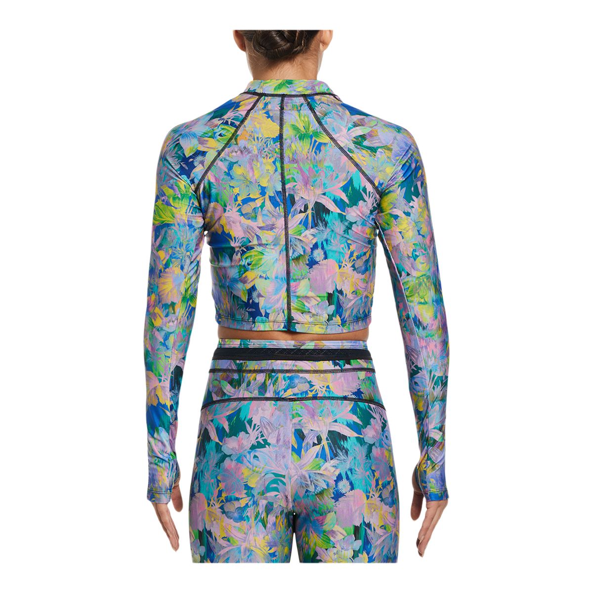 Nike Women's Crop Hydro Long Sleeve Rashguard