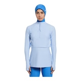 Nike Women's Victory Long Sleeve Swim Tunic Front_Flat