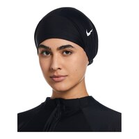 Nike Women's Victory Swim Head Cover Front_Three_Fourths_Angled_Left