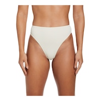 Nike Women's Essential High Waist Bikini Bottom Front_Flat