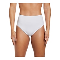 Nike Women's Reversible High Waist Cheeky Swimsuit Bottom Front_Flat