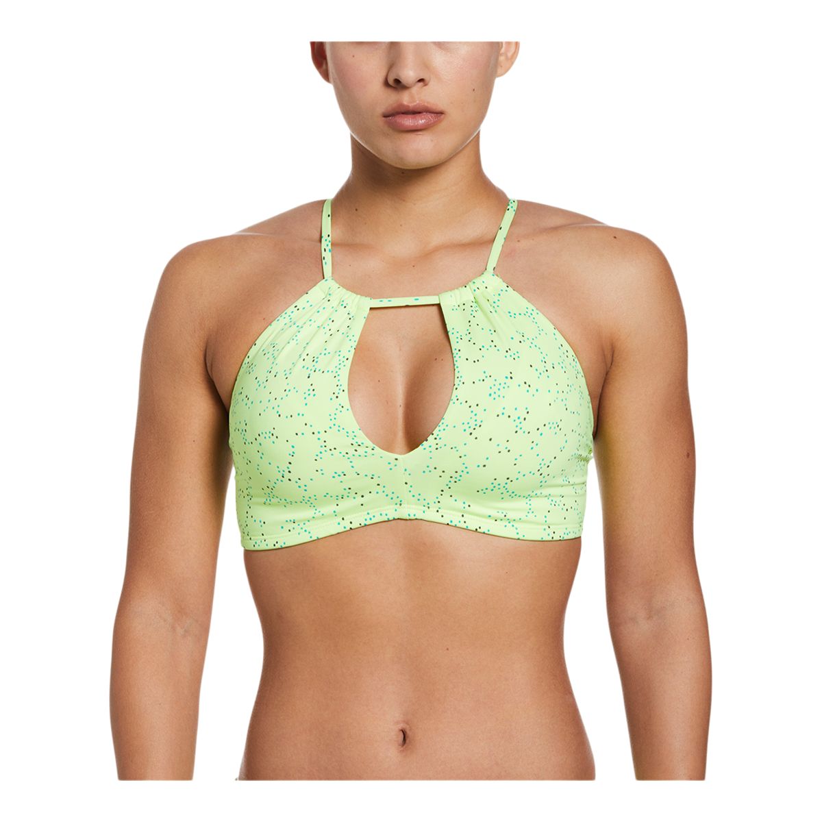 Neck clearance bikini top