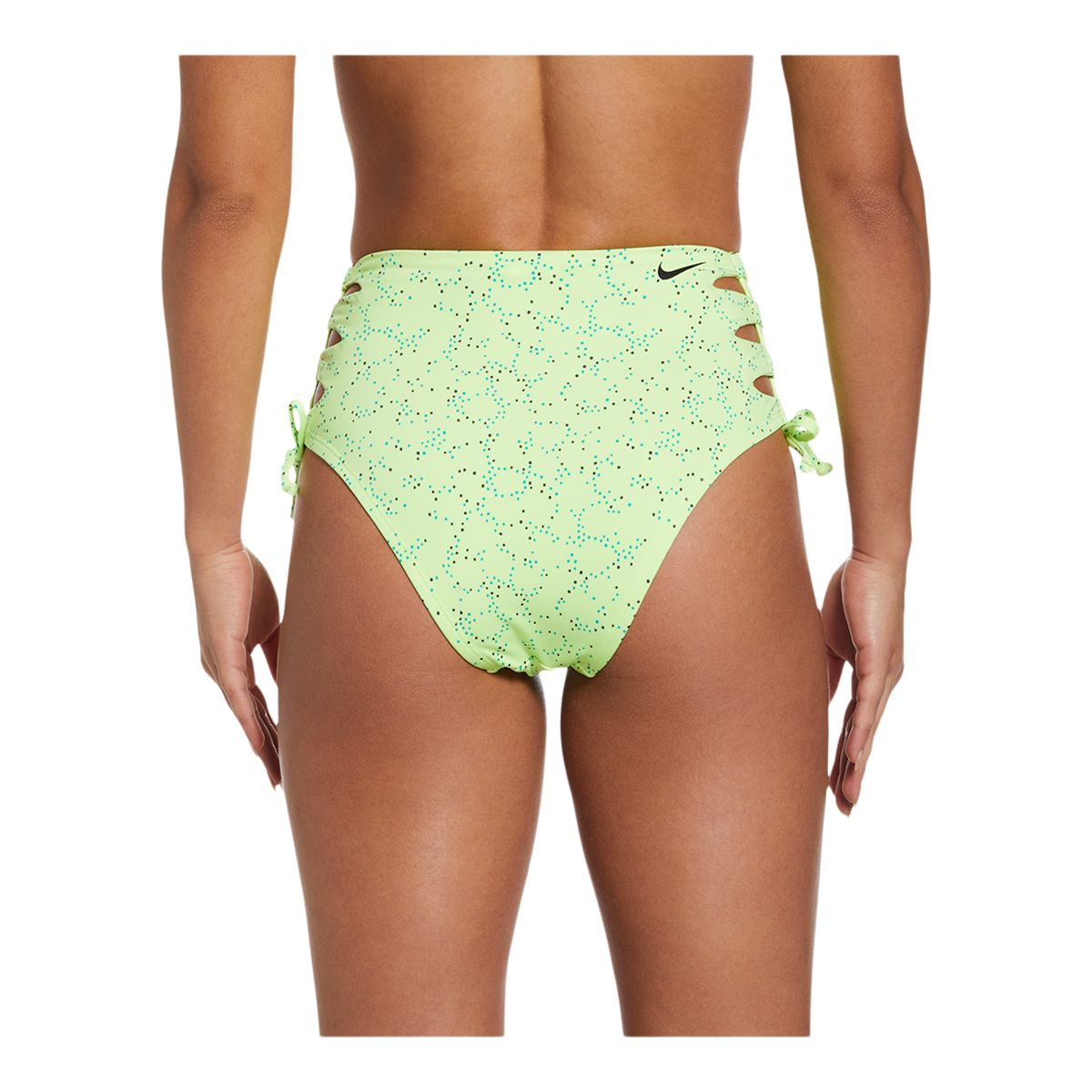 Nike Women's Dots High Waist Cheeky Bikini Bottom