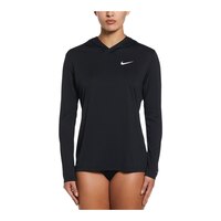 Nike Women's Hooded Long Sleeve Rashguard Front_Flat