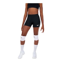 Mizuno Women's Vortex V2 Volleyball Short Front_Angled_Left