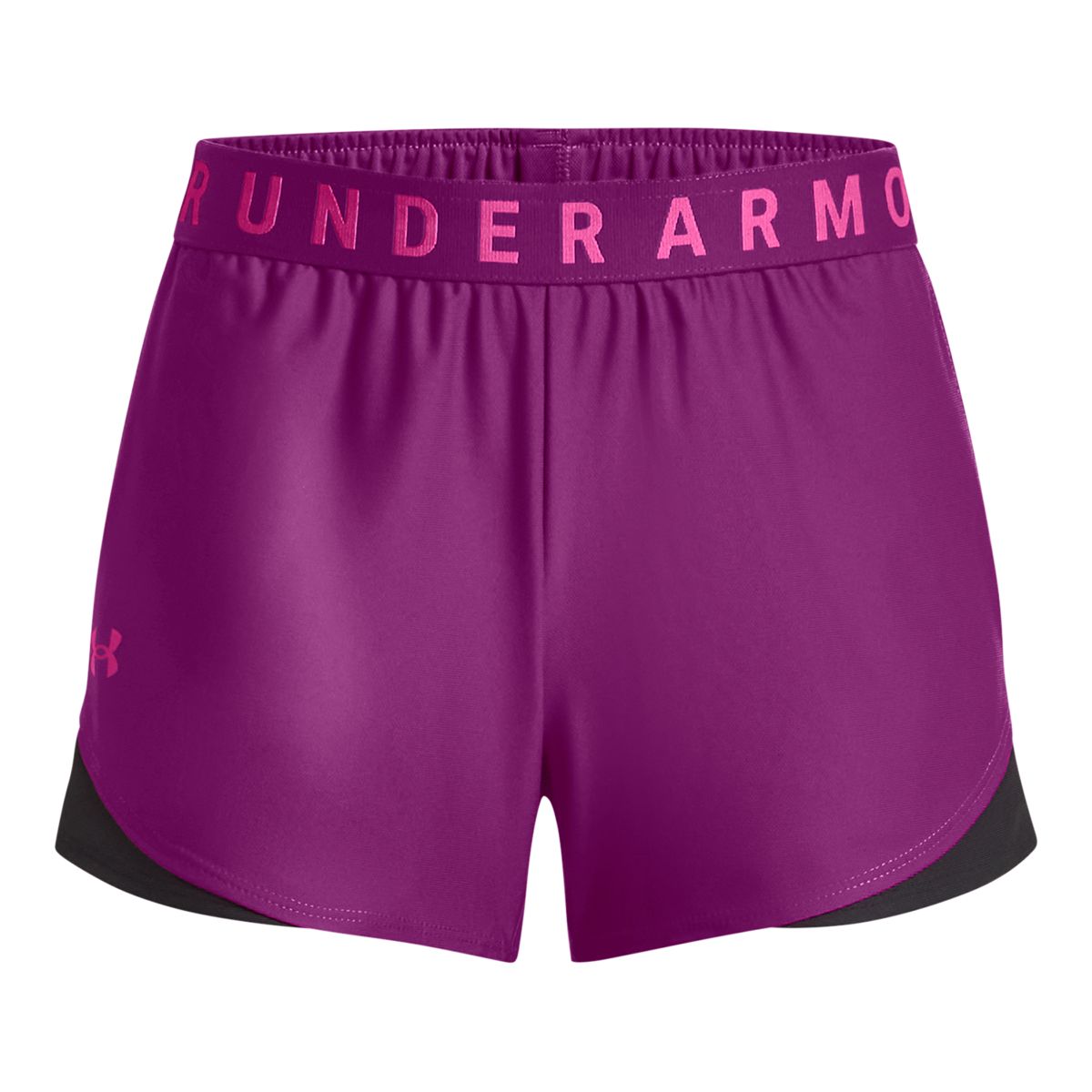 Under Armour Women's Play Up TriCo Shorts 3.0, Ash Plum  (554)/White, X-Small : Clothing, Shoes & Jewelry