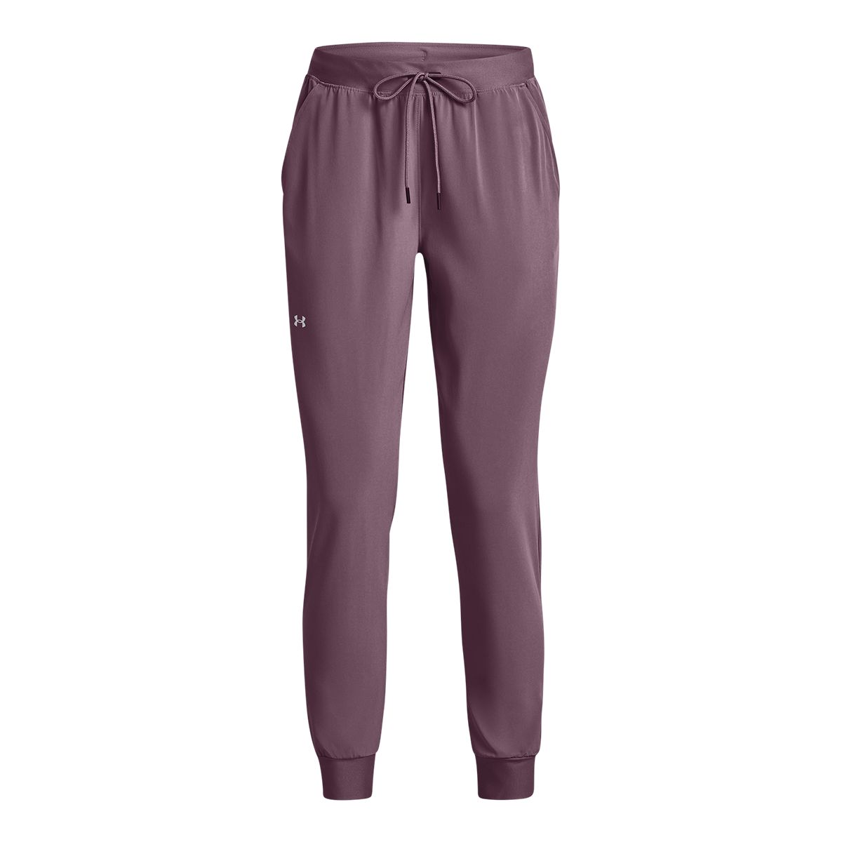 Women's Under Armour Essential Fleece Joggers Misty Purple / White