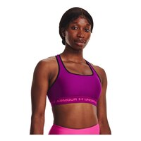 Under Armour Women's Crossback Sports Bra Front_Three_Fourths_Angled_Left