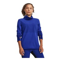 Under Armour Women's Qlifier Cold Funnel Long Sleeve Shirt Front_Three_Fourths_Angled_Right