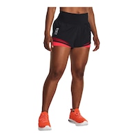 Under Armour Women's Run Everywhere Shorts Front_Three_Fourths_Angled_Right