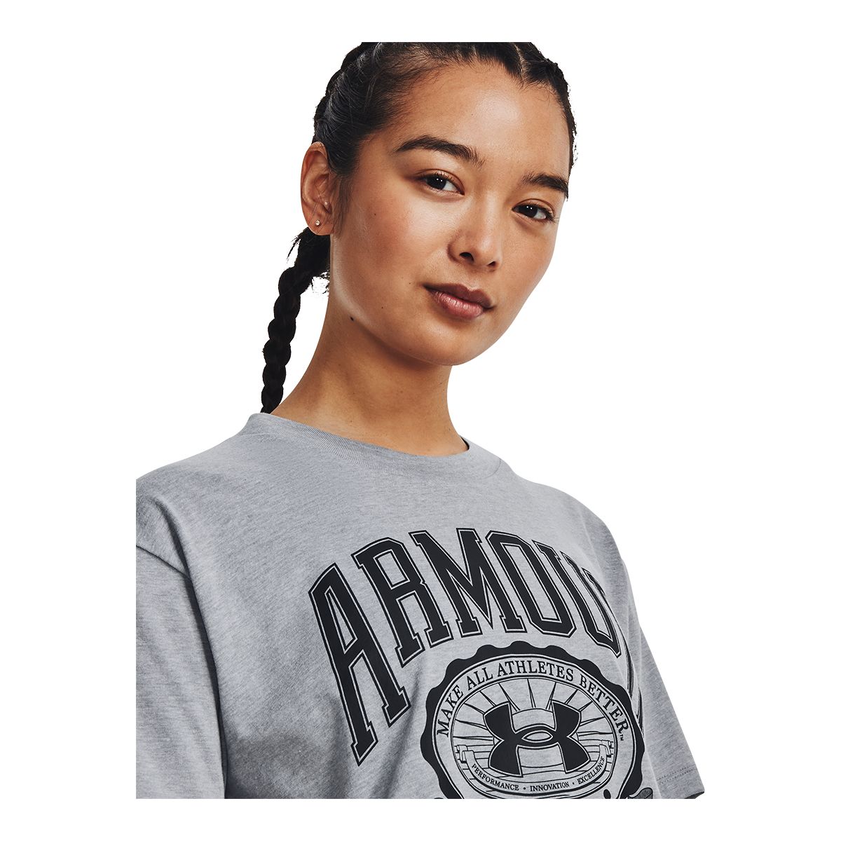 Under Armour Women's Collegiate Crop T Shirt | SportChek