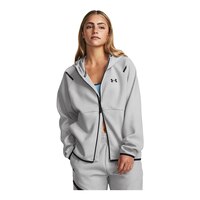 Under Armour Women's Unstoppable Fleece Full Zip Hoodie Front_Flat