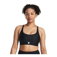 Under Armour Women's Project Rock All Train Crossback Sports Bra Front_Flat