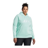 Under Armour Women's Essential Fleece Hoodie Front_Three_Fourths_Angled_Right