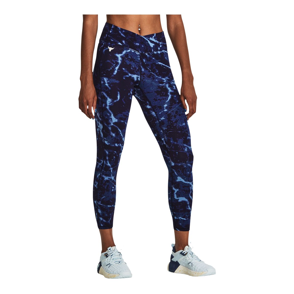 Under Armour Women's Project Rock LG Crossover Ankle PT Leggings