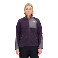 New Balance Women's Run Q Speed Sherpa Jacket Front_Flat