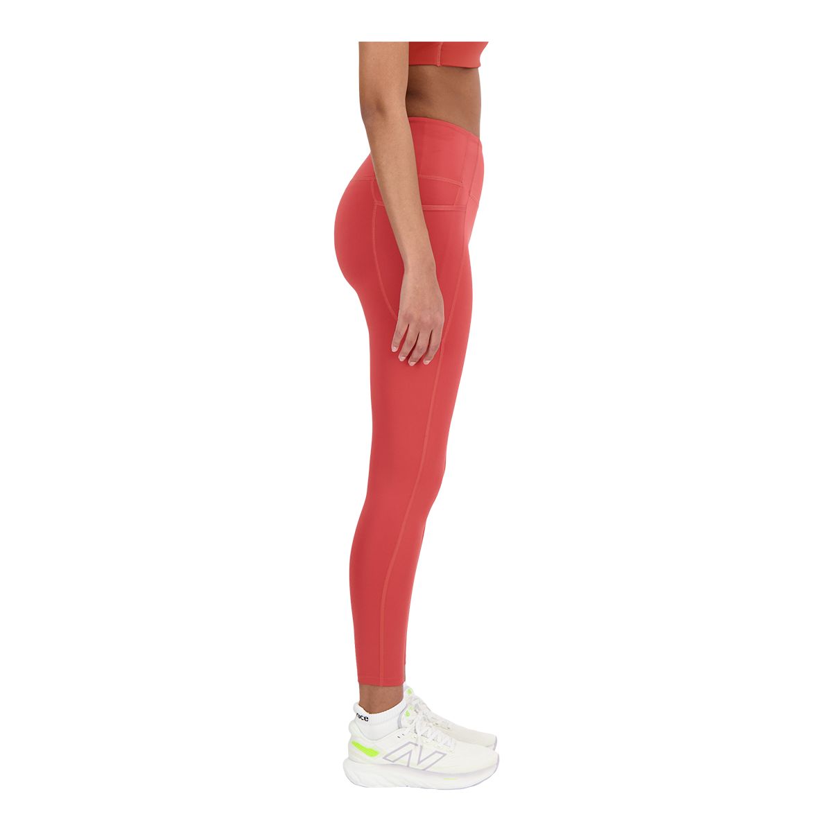 NWT DSG Womens Sliced Ankle 7/8 Legging Rose Water XS Gym