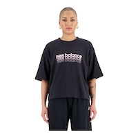 New Balance Women's Sport Boxy T Shirt Front_Flat