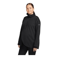 Nike Women's Maternity Pullover Long Sleeve Shirt Front_Angled_Left