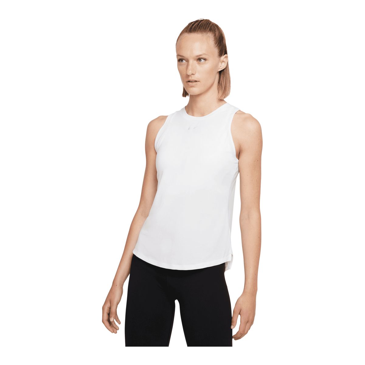 Nike Women's One Luxe Twist Workout Crop T Shirt, Dri-FIT