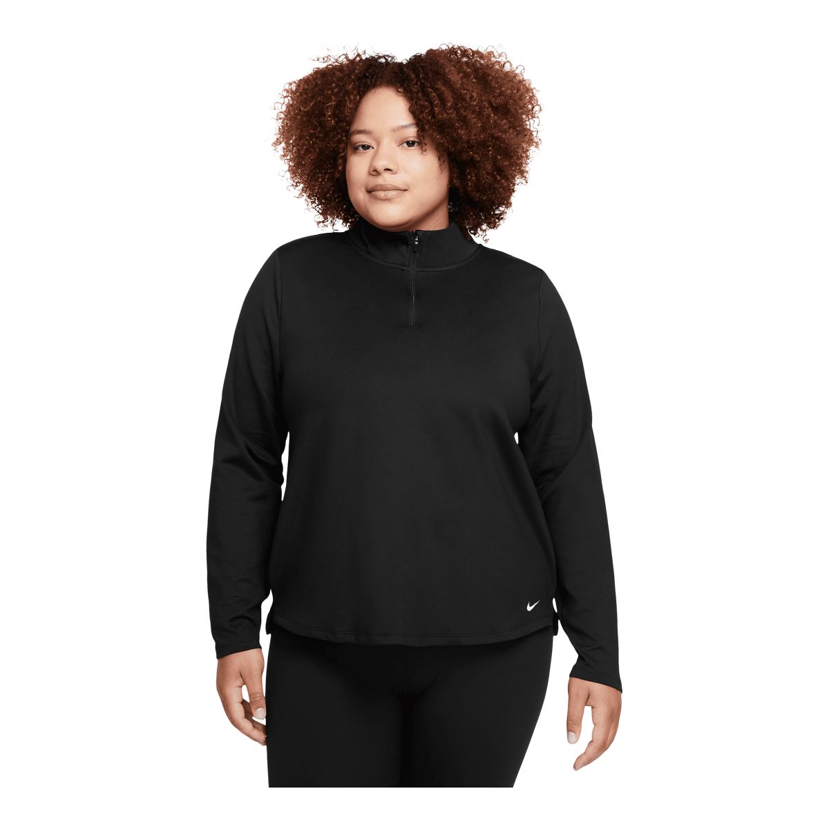 Half zip pullover women's hotsell plus size