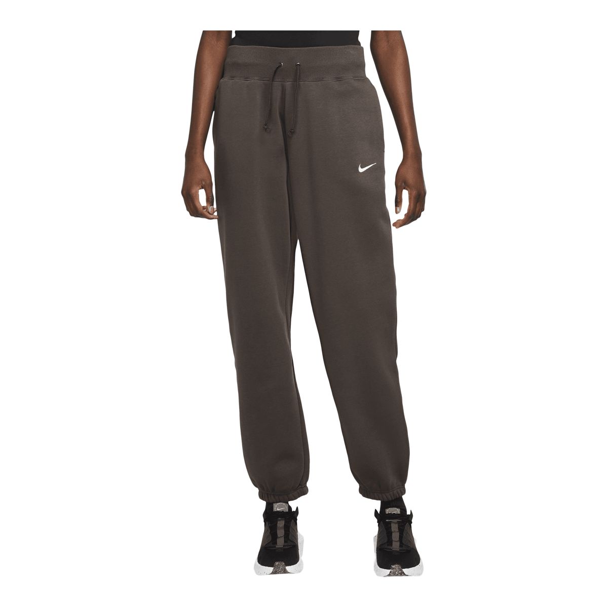 High-Rise Fleece Joggers, GREY  Girl sweatpants, Outfits for