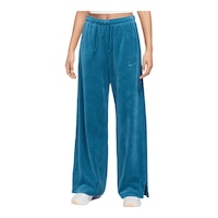 Nike Sportswear Women's Velour High Rise Wide Pants Front_Flat