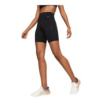 Nike Women's Run Dri-FIT Go High Rise 8 Inch Shorts Front_Angled_Left