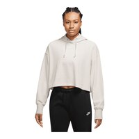 Nike Sportswear Women's Velour Mod Crop Pullover Hoodie Front_Flat