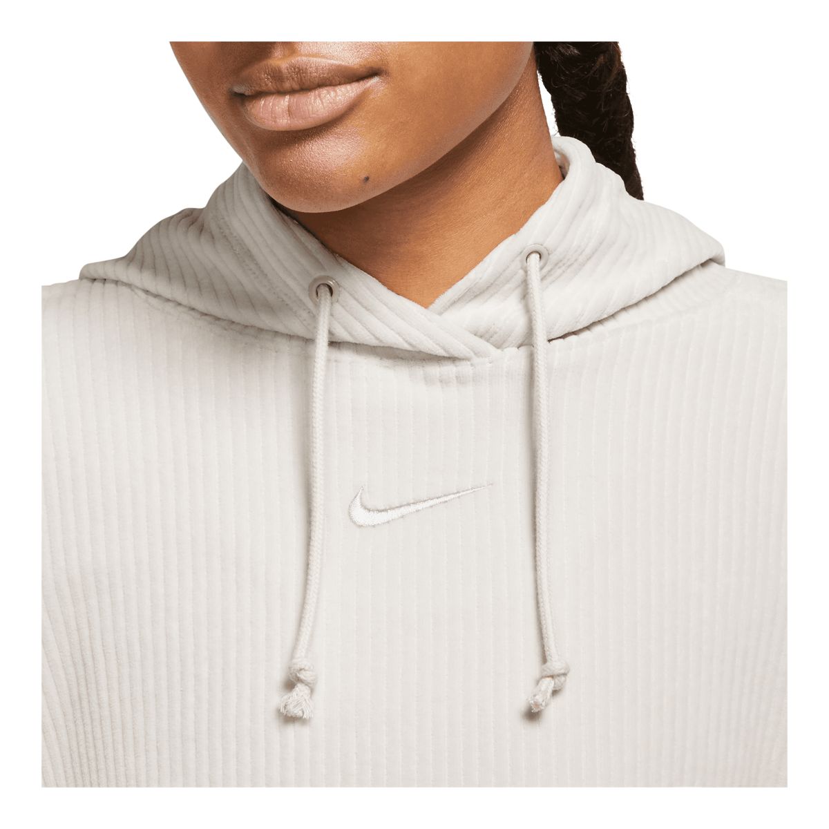 Nike Sportswear Women's Velour Mod Crop Pullover Hoodie