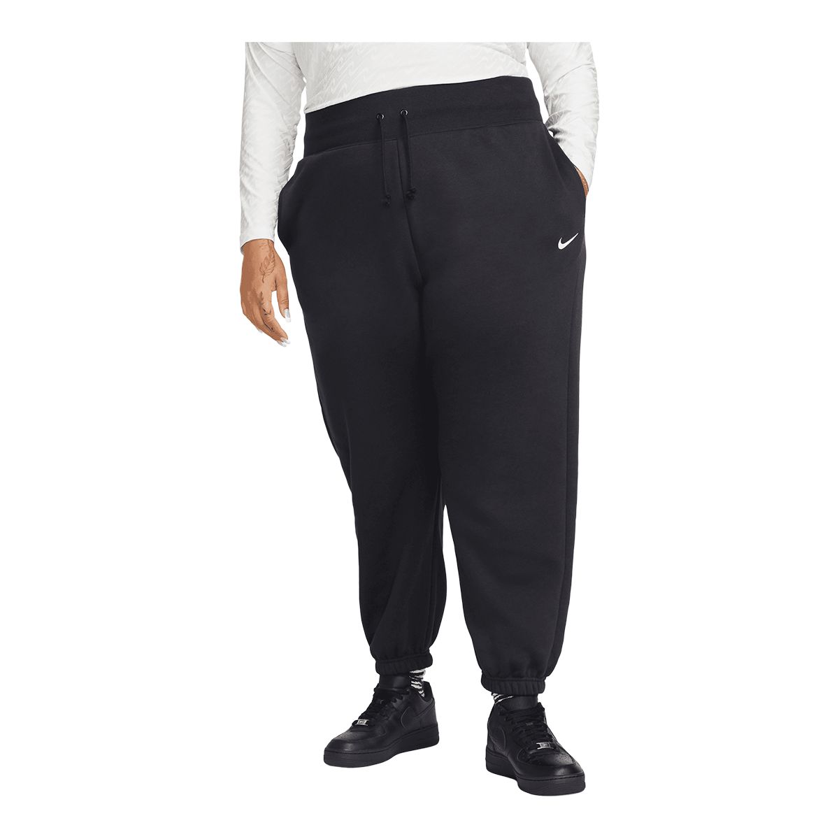 Nike Therma-FIT One Women's High-Waisted 7/8 Joggers (Plus Size)