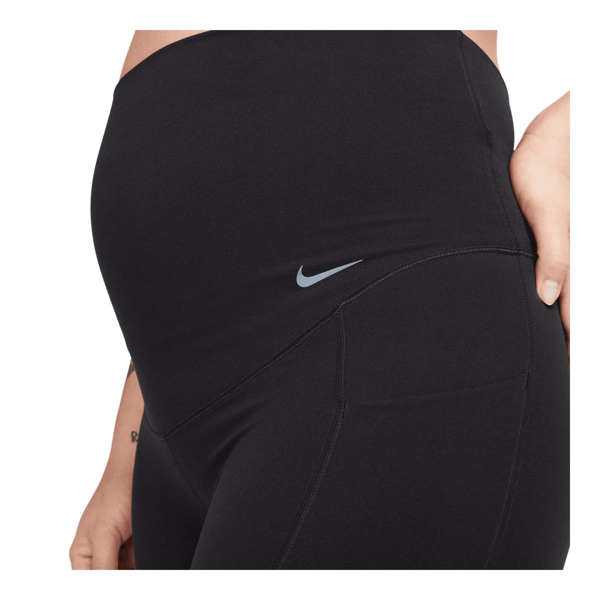 Nike Women's Maternity Dri-FIT Zenvy High Rise 8 Inch Shorts