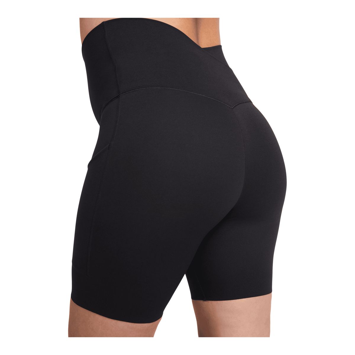 Nike Women's Maternity Dri-FIT Zenvy High Rise 8 Inch Shorts