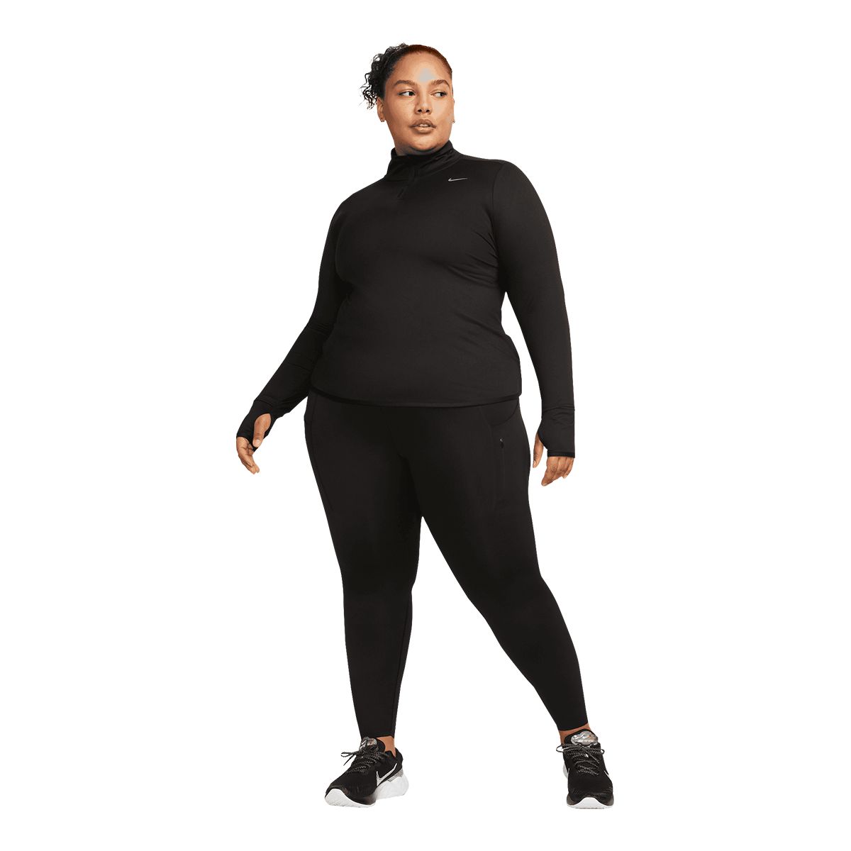 Nike Women's Run Swift Element Dri-FIT UV 1/2 Zip Long Sleeve Top