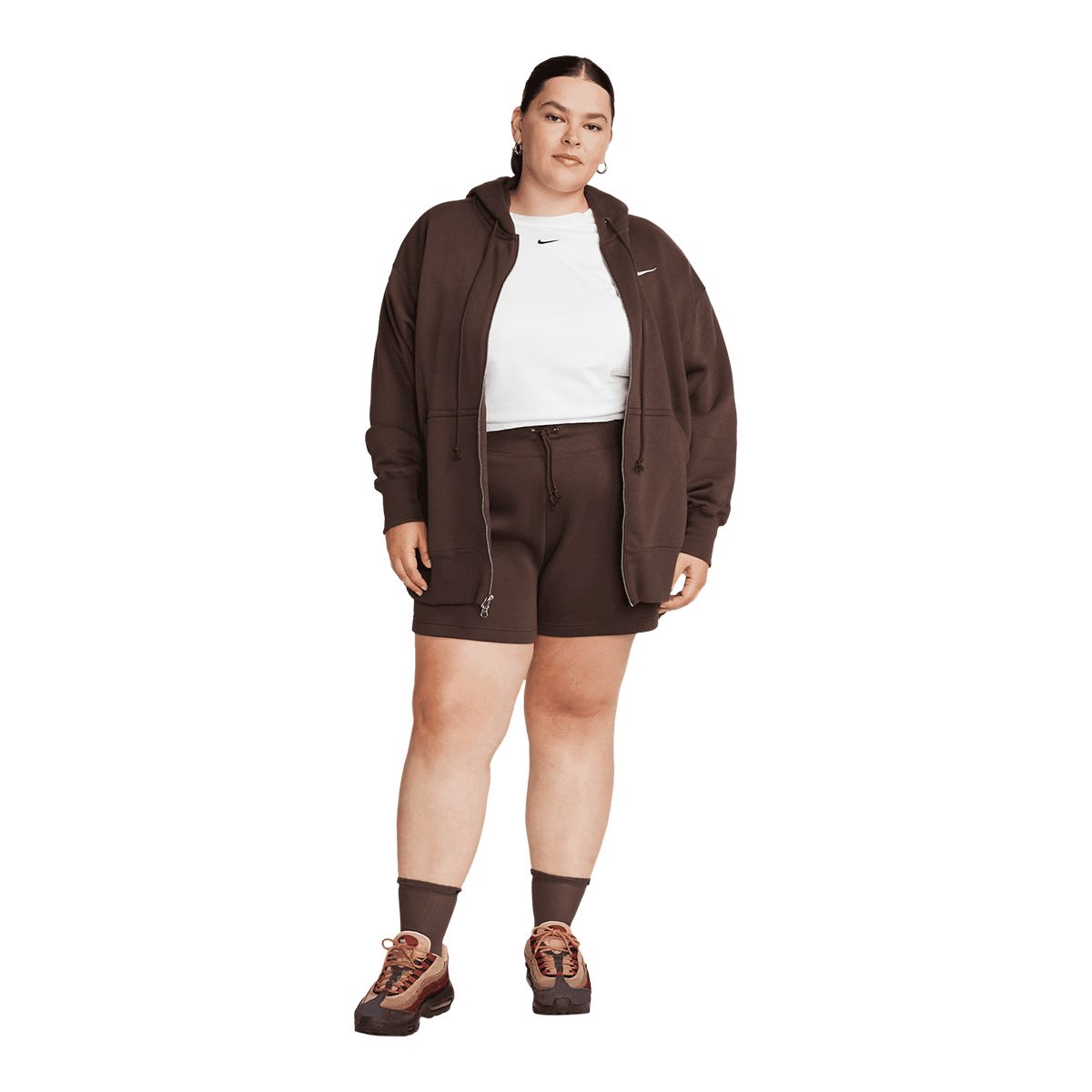 Nike Women's Phoenix Fleece High Rise Shorts