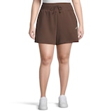 Nike Women's Phoenix Fleece High Rise Shorts Front_Flat