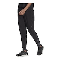 adidas Women's Run Icons 3-Stripe Pants Front_Angled_Left