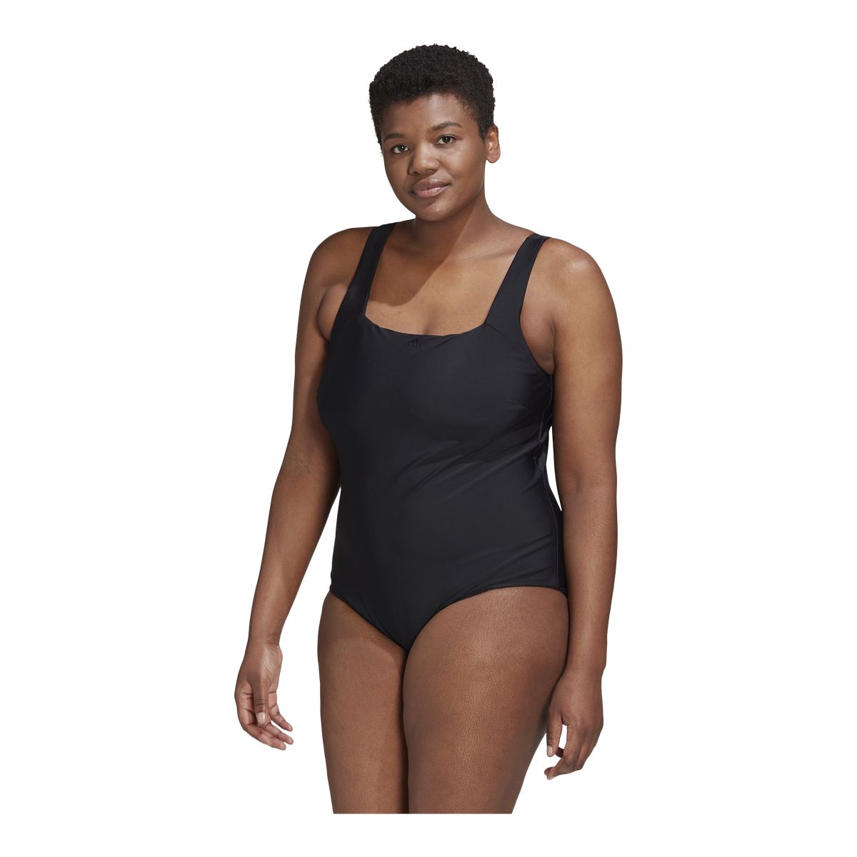 adidas Women's Plus Size Iconisea H S In One Piece Swimsuit