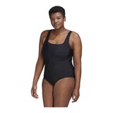 adidas Women's Plus Size Iconisea H S In One Piece Swimsuit Front_Angled_Left