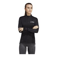adidas Women's Terrex Multi Half Zip Long Sleeve Top Front_Flat