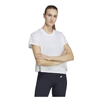 adidas Women's HIIT T-Shirt Front_Flat