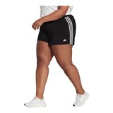 adidas Women's 3-Stripe Pacer Woven Shorts Front_Angled_Left