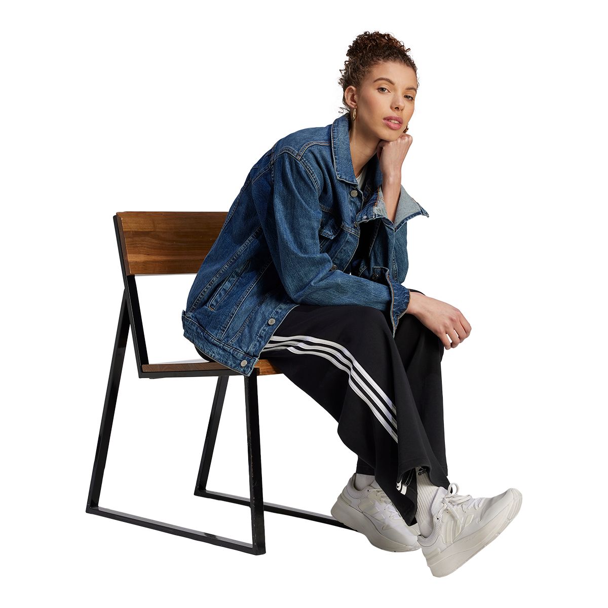 adidas Women's 3-Stripe Wide Pants