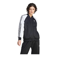 adidas Originals Women's Superstar Jacket Front_Three_Fourths_Angled_Right
