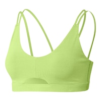 adidas Women's Yoga Luxe Low Sports Bra Front_Angled_Left