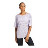 adidas Women's Yoga Straight T Shirt Front_Three_Fourths_Angled_Left