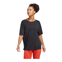 adidas Women's Yoga Straight T Shirt Front_Flat